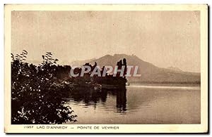 Carte Postale Ancienne Lac D'Annecy Pointe De Veyrier