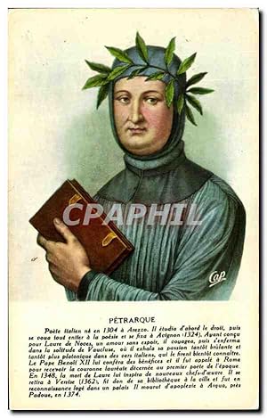 Seller image for Carte Postale Semi Moderne Petrarque Poete italien Ne En Arezza Il Etudia D'abord for sale by CPAPHIL