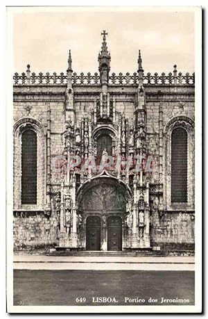 Seller image for Carte Postale Ancienne Lisboa Portieo dos Jeronimos for sale by CPAPHIL