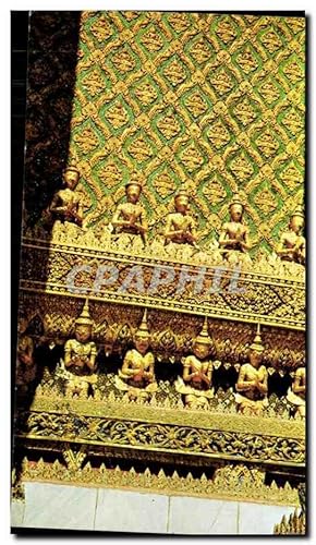 Carte Postale Ancienne Images Of thai Angles Phra Keo Bangkok Thailande