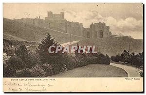 Carte Postale Ancienne Dover Castle From Connaught Park