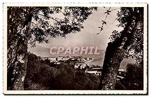 Carte Postale Ancienne Arrivee Ideale Ajaccio vue sur la Ville Corse Corsica