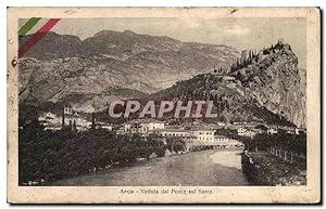 Carte Postale Ancienne Argo Veduta dal Ponte sul Sarca