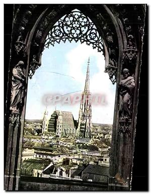 Bild des Verkufers fr Carte Postale Ancienne Wien Stefansdom zum Verkauf von CPAPHIL