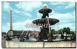 Image du vendeur pour Carte Postale Ancienne Paris Et Ses Merveilles Jeu d'eau d'une fontaine de la place de la Concorde mis en vente par CPAPHIL