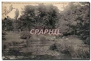 Image du vendeur pour Carte Postale Ancienne Nantes Le Jardin des plantes et sa piece d'eau au bas de la grande pelouse mis en vente par CPAPHIL