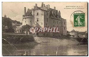 Carte Postale Ancienne Montsoreau Le Château