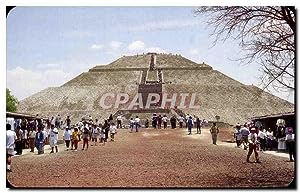 Bild des Verkufers fr Carte Postale Ancienne Piramide Del Sol Pyramid to The Sun San Juan Teotihuacan Mexico zum Verkauf von CPAPHIL