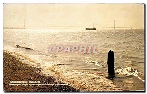 Seller image for Carte Postale Ancienne Humber Bridge England The Longest Single Span for sale by CPAPHIL