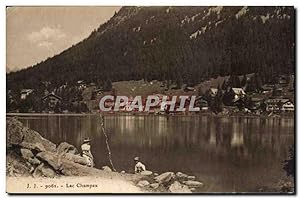 Carte Postale Ancienne Lac Champex