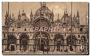 Carte Postale Ancienne Venezia Basilica Marco