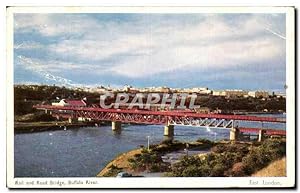 Immagine del venditore per Carte Postale Ancienne Rail And Road Bridge Buffalo River East London venduto da CPAPHIL