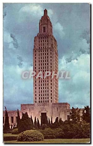 Carte Postale Semi Moderne Lousiana State Capitol Baton Rouge