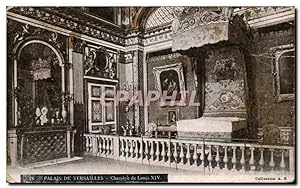 Bild des Verkufers fr Carte Postale Ancienne Palais De Versailles Chambre de Louis XIV zum Verkauf von CPAPHIL