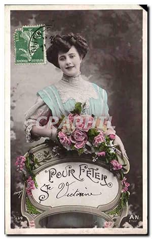 Seller image for Carte Postale Ancienne Fantaisie Femme St Victorine for sale by CPAPHIL