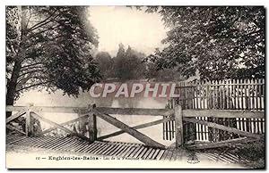 Bild des Verkufers fr Carte Postale Ancienne Enghien Les Bains Lac de la Princesse Mathilde zum Verkauf von CPAPHIL