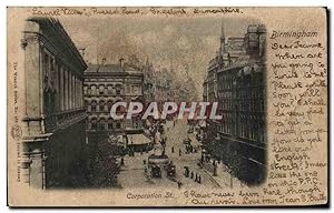 Carte Postale Ancienne Birmingham Corporation St