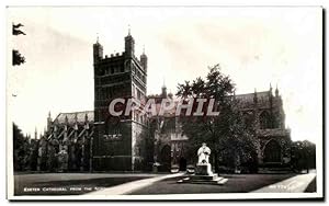 Bild des Verkufers fr Carte Postale Ancienne Exeter Cathedral From the North zum Verkauf von CPAPHIL