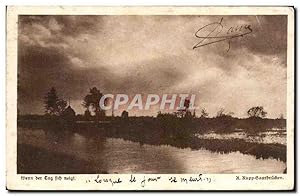 Carte Postale Ancienne Quand le jour se meurt