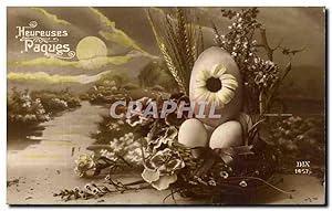 Bild des Verkufers fr Carte Postale Ancienne Fantaisie Pques Oeufs zum Verkauf von CPAPHIL