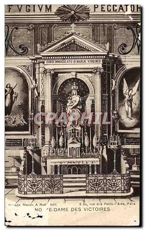 Bild des Verkufers fr Carte Postale Ancienne Notre Dame Des Victoires Paris zum Verkauf von CPAPHIL