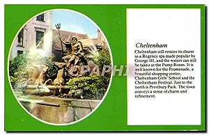 Bild des Verkufers fr Carte Postale Ancienne Cheltenham Still Retains Its Charm As A Regency Spa Made zum Verkauf von CPAPHIL