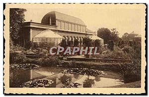 Carte Postale Ancienne Louvain Jardin Botainique