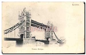 Bild des Verkufers fr Carte Postale Ancienne London Tower Bridge zum Verkauf von CPAPHIL