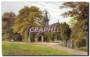 Carte Postale Ancienne The Old Church St Johns Shanklin