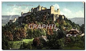 Carte Postale Ancienne Salsburg Festung Hohersalzburg