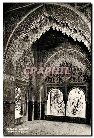 Bild des Verkufers fr Carte Postale Ancienne Granada Alhambra Mirador De Daraza zum Verkauf von CPAPHIL