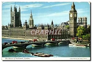 Bild des Verkufers fr Carte Postale Ancienne The Houses Of Parliament London zum Verkauf von CPAPHIL