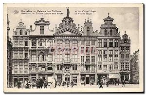 Carte Postale Ancienne Bruxelles Maisons des Tailleurs et de Victor Hugo