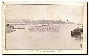 Carte Postale Ancienne Harbor View Mamaroneck