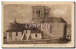 Carte Postale Ancienne Vianney Cure d'Ars de Eglise de Vianney Cure de 1819 a 1859