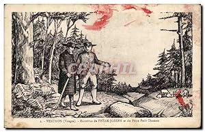 Seller image for Carte Postale Ancienne Ventron Entrevue De Frere Joseph Et Du Patre Petit Thomas for sale by CPAPHIL