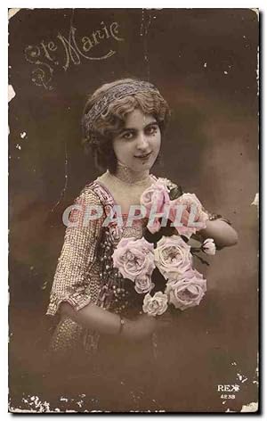 Bild des Verkufers fr Carte Postale Ancienne Fantaisie Femme Ste Marie zum Verkauf von CPAPHIL