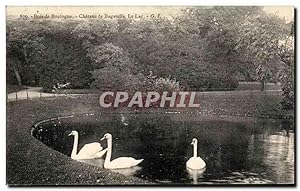 Imagen del vendedor de Carte Postale Ancienne Bois de Boulogne Chteau de Bagatelle Le Lac Cygnes a la venta por CPAPHIL