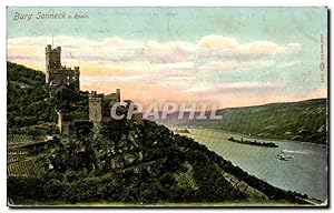 Carte Postale Ancienne Burg Sooneck Rhein