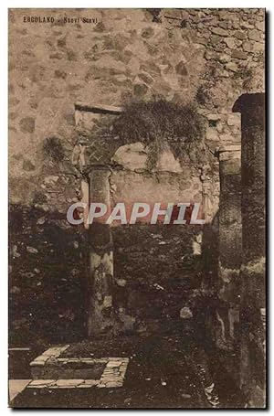 Bild des Verkufers fr Carte Postale Ancienne Ercolano Nuovi Scavi zum Verkauf von CPAPHIL