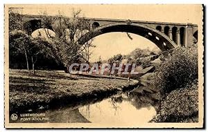 Bild des Verkufers fr Carte Postale Ancienne Luxembourg Pont Adolphe zum Verkauf von CPAPHIL