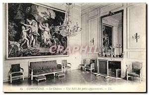 Carte Postale Ancienne Compiegne Le château Une Salle des petits appartements