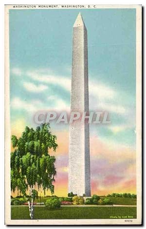Carte Postale Ancienne Washington Monument Washington D C