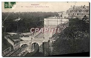 Carte Postale Ancienne Vincennes Vieux fort Lis Porte Sur Le Bois