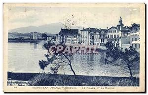 Carte Postale Ancienne Saint Jean De Luz Ciboure Le Phare Et La Rhune