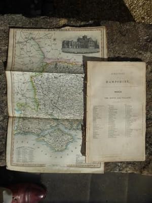 Directory of Hampshire with Folding Coloured Map. The 1844 Edition of Pigot & Co's National and C...
