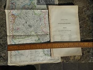 Directory of Oxfordshire with Folding Coloured Map. The 1844 Edition of Pigot & Co's National and...