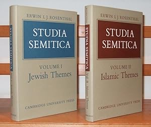 Seller image for Studia Semitica [ Volume 1. Jewish Themes. Volume 2 Islamic Themes ] for sale by George Jeffery Books