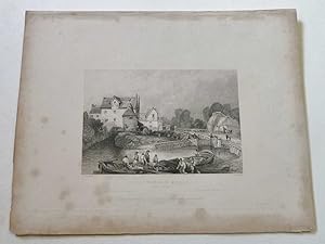 Seller image for Tottenham Mills, Middlesex Antique Engraving for sale by Maynard & Bradley