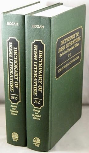 Imagen del vendedor de Dictionary of Irish Literature. 2 volumes. a la venta por Bucks County Bookshop IOBA